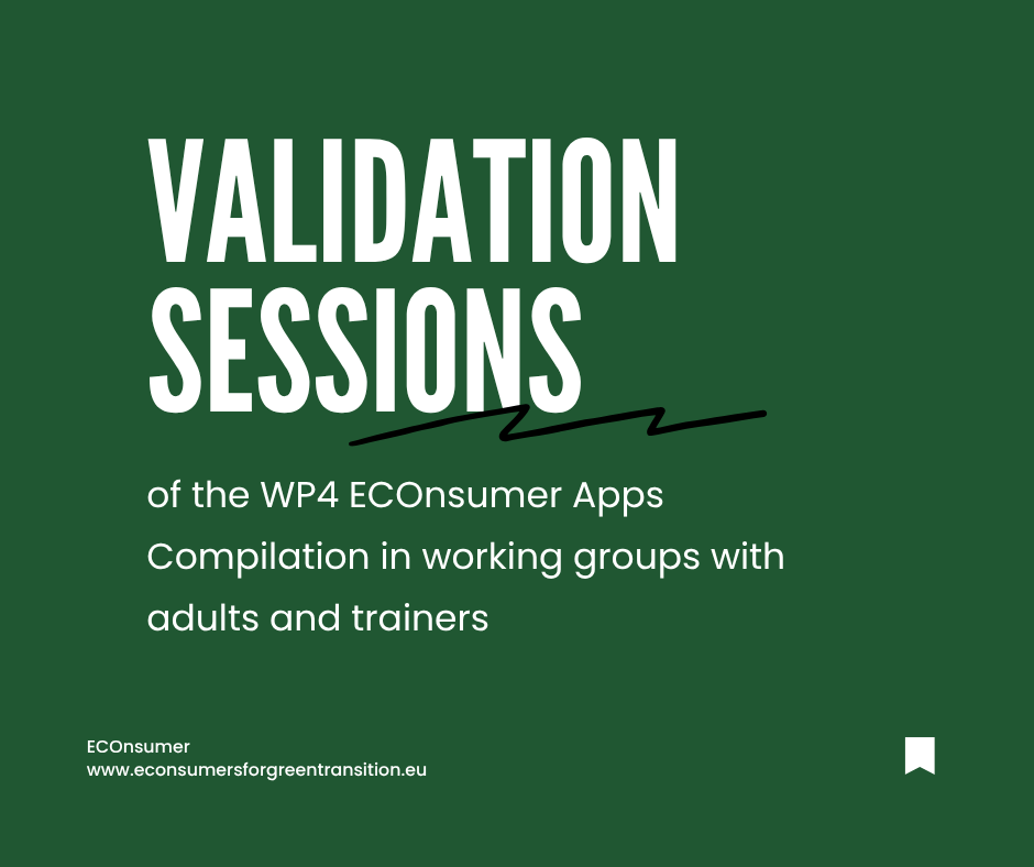WP4 Validation Sessions