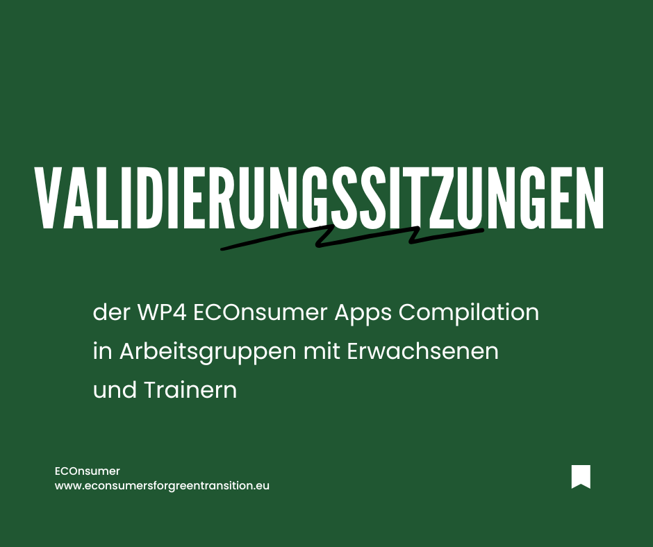WP4 Validierungssitzungen