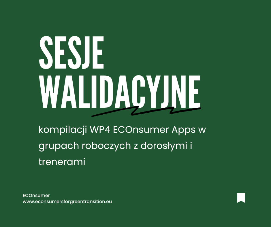 Sesje walidacyjne WP4: Rozpoczynamy fazę walidacji
